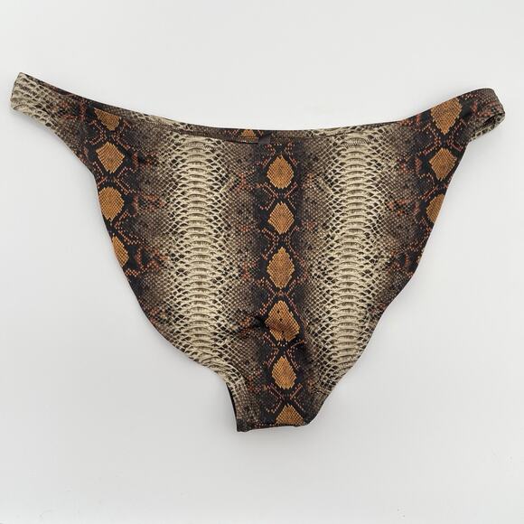 NWT SKIMS Swim Bottom Womens 4X Desert Snake Print Recycled Rare BB-BRF-3980 NEW - Picture 2 of 7